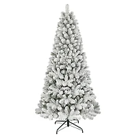 6ft. Unlit Flocked Virginia Pine Artificial Christmas Tree