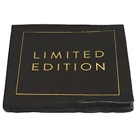 Black & Gold Limited Edition Beverage Napkins, 20ct. by Celebrate It™