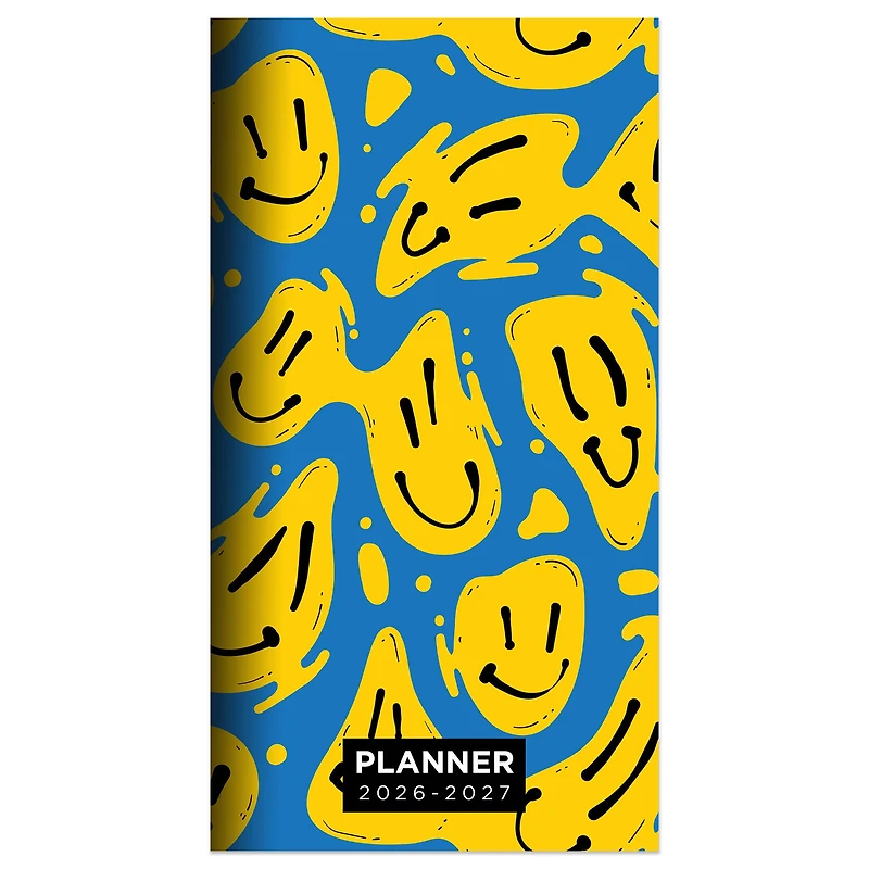 2026-2027 Smiley Small Monthly Pocket Planner