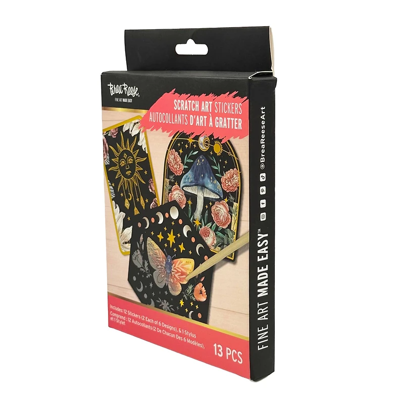 Brea Reese™ Celestial Scratch Art Stickers
