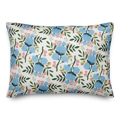 Flowers Throw Pillow