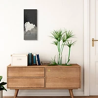 Stupell Industries Traditional Crane by Lake Japanese Inspired Bird Canvas Wall Art