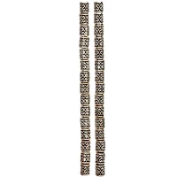 12 Pack:  Antique Silver Tube Beads, 6mm by Bead Landing™
