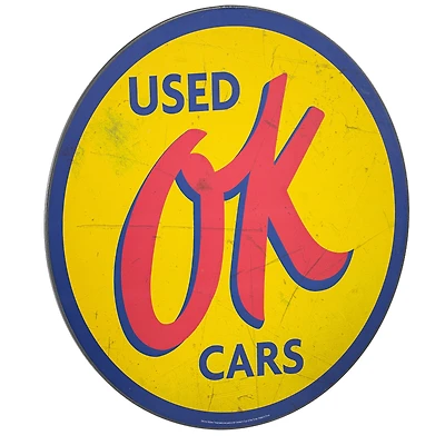 American Art Décor™ 40" Chevrolet OK Used Cars Oversized Metal Sign