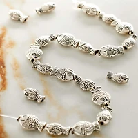 Antique Silver Fish Mix Metal Beads by Bead Landing™