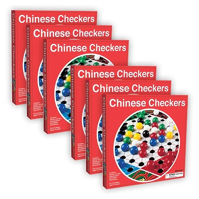 Pressman® Chinese Checkers, 6 Pack