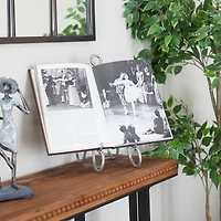 14" Gray Metal Traditional Easel