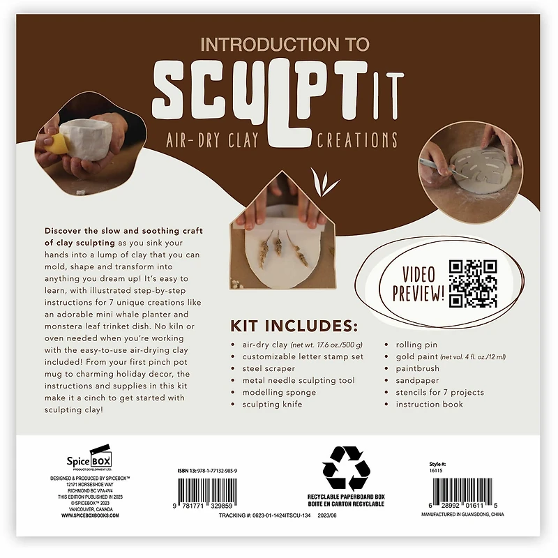 SpiceBox Introduction to Sculpt It! Kit