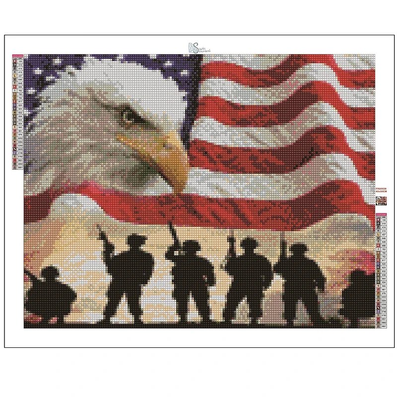 Sparkly Selections American Soldiers Diamond Painting Kit