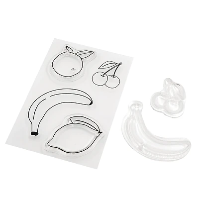 Mini Fruit Clear Stamp Set by Recollections™