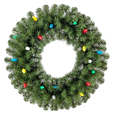 24" Pre-Lit Lakewood Spruce, C7 Multicolor LED Lights by Ashland®