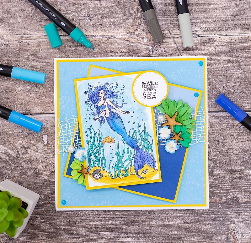 Spectrum Noir™ Cool Elements Glitter Marker Set