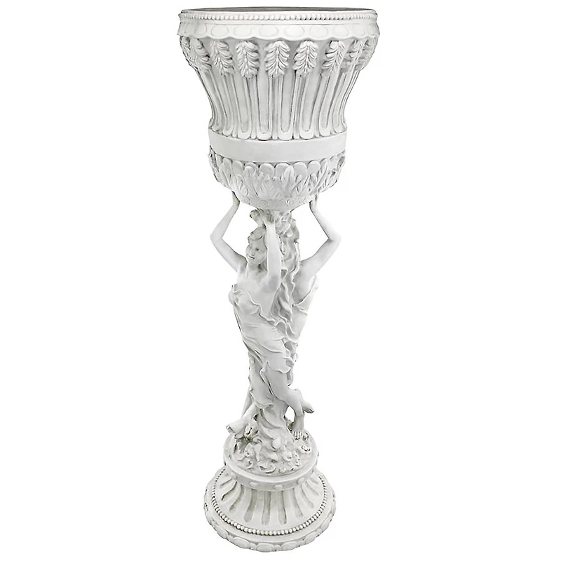 Design Toscano 3ft. Les Filles Joyeuses Neoclassical Pedestal Urn