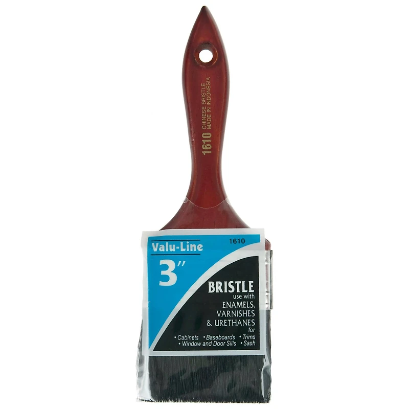 Linzer 3" Black Bristle Varnish & Chip Brush