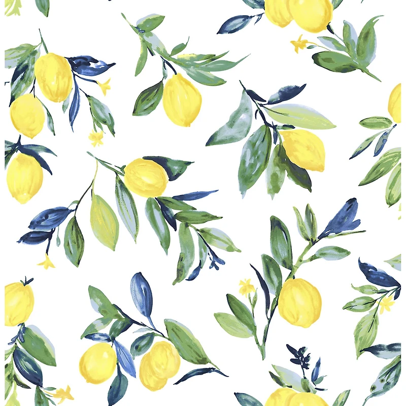 NuWallpaper Lemon Drop Yellow Peel & Stick Wallpaper