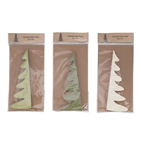 Hello Honey® 9" Green & Cream Paper Honeycomb Tree Set