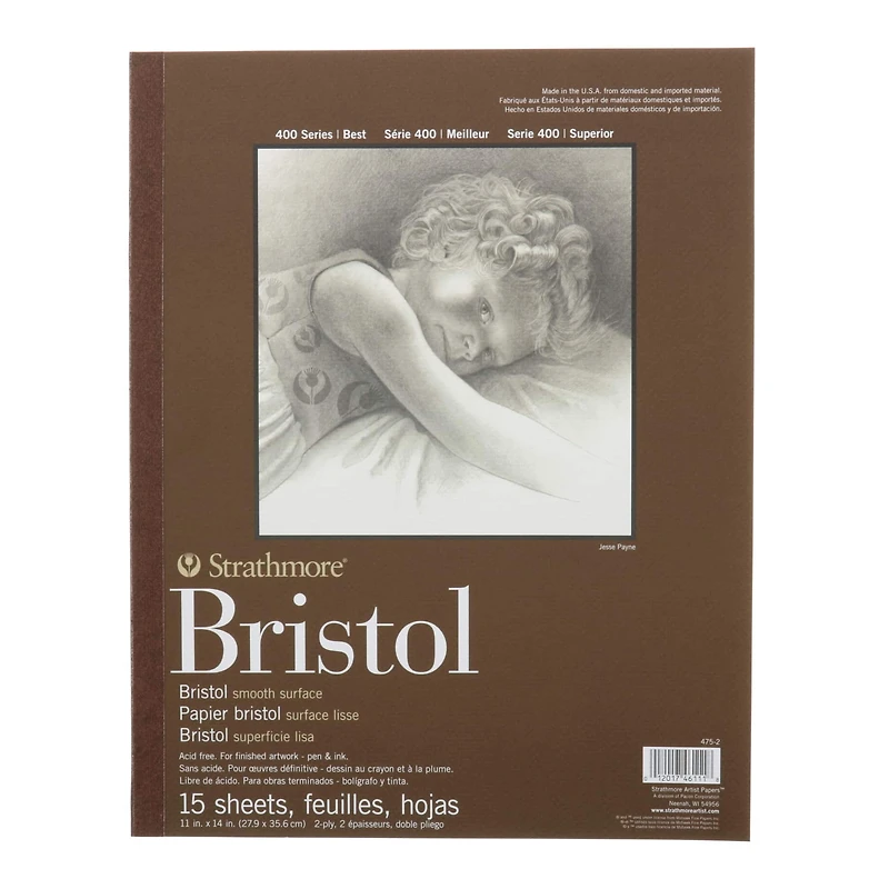 Strathmore® 400 Series Bristol Smooth Paper Pad