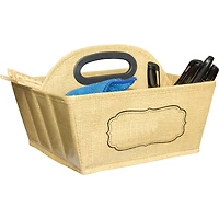 Teacher Created Resources® Burlap Design Storage Caddy, 2ct.