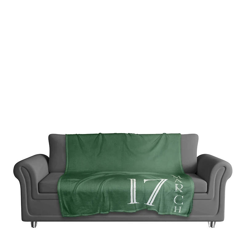 March 17 50" x 60" Coral Fleece Blanket