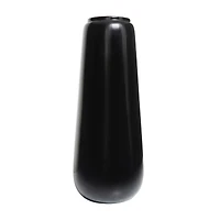 40" Black Modern Vase
