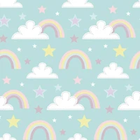 JAM Paper Rainbows & Stars Design Tissue Paper, 12ct.