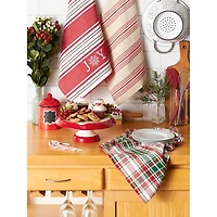 DII® Assorted Joy Snowflake Dishtowel Set