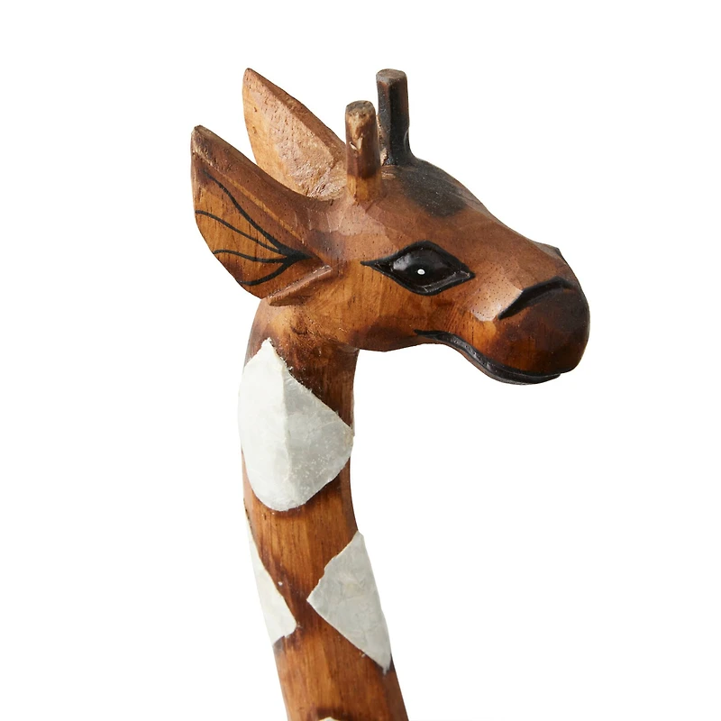 Brown Albizia Bohemian Sculpture, 11" x 11" x 6"