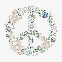Camelot® Dots Floral Peace Sign Diamond Painting Kit
