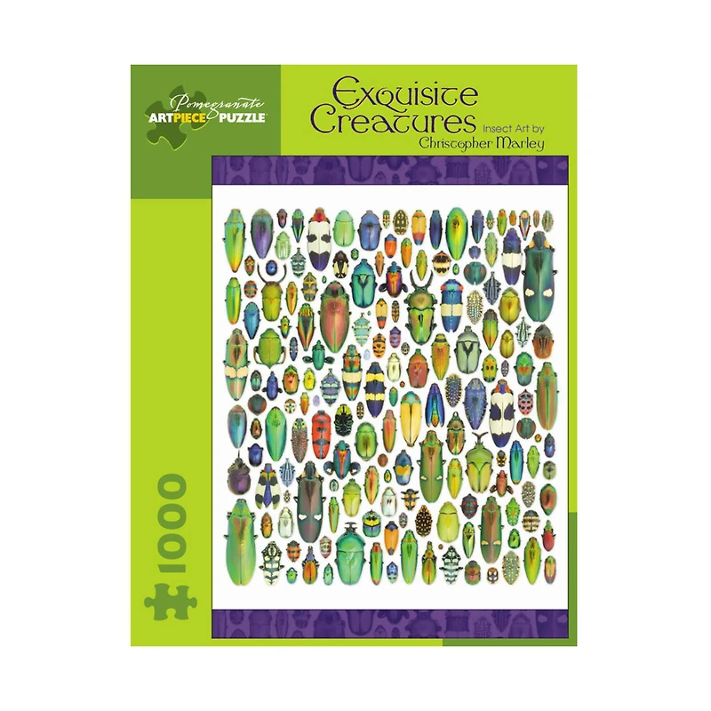 Pomegranate Artpiece Puzzle™ Christopher Marley Exquisite Creatures Insect Art 1000 Piece Puzzle