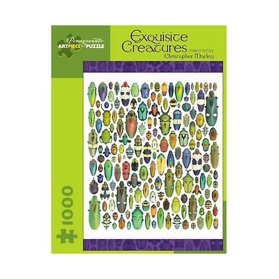 Pomegranate Artpiece Puzzle™ Christopher Marley Exquisite Creatures Insect Art 1000 Piece Puzzle