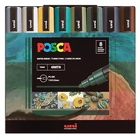 POSCA PC-5M Medium Tip Earth Tones Paint Marker Set