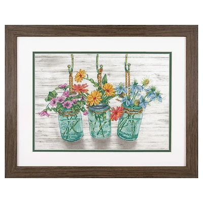 Dimensions® Flowering Jars Counted Cross Stitch Kit