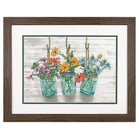 Dimensions® Flowering Jars Counted Cross Stitch Kit