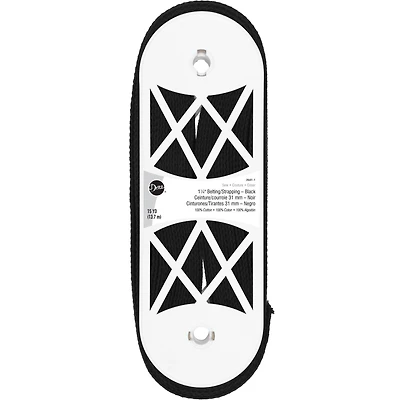 Dritz® 1.25" Black Cotton Belting for Straps and Handles