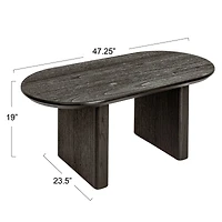Hello Honey® Black Fir Wood & Sycamore Wood Coffee Table