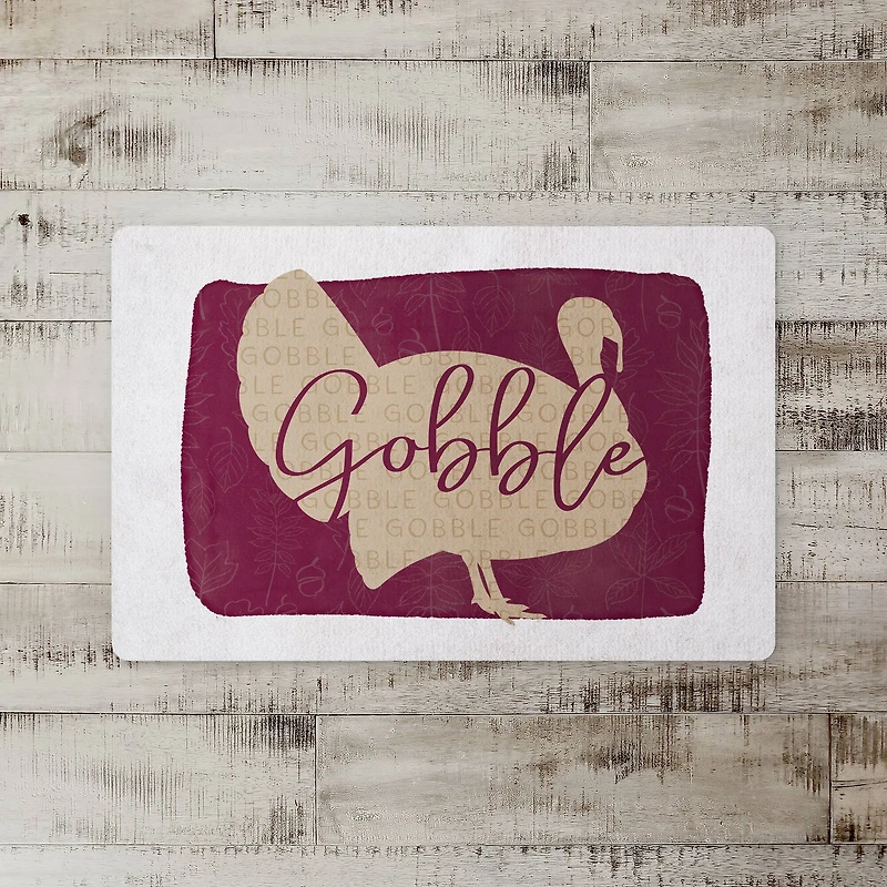 Gobble Pattern Floor Mat
