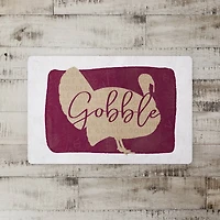 Gobble Pattern Floor Mat