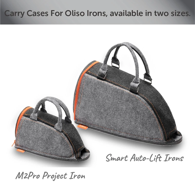 Oliso large Carry Bag for Irons Gray / Orange