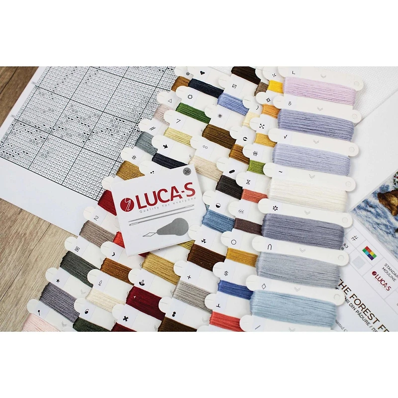 Luca-S The Forest Friends Counted Cross Stitch Kit