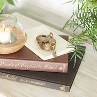 Brass Iron Eclectic Lock And Key, 2" x 3"