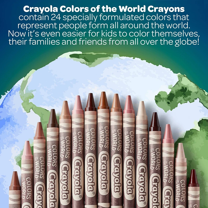 Crayola® Colors of the World™ Skin Tone Crayons