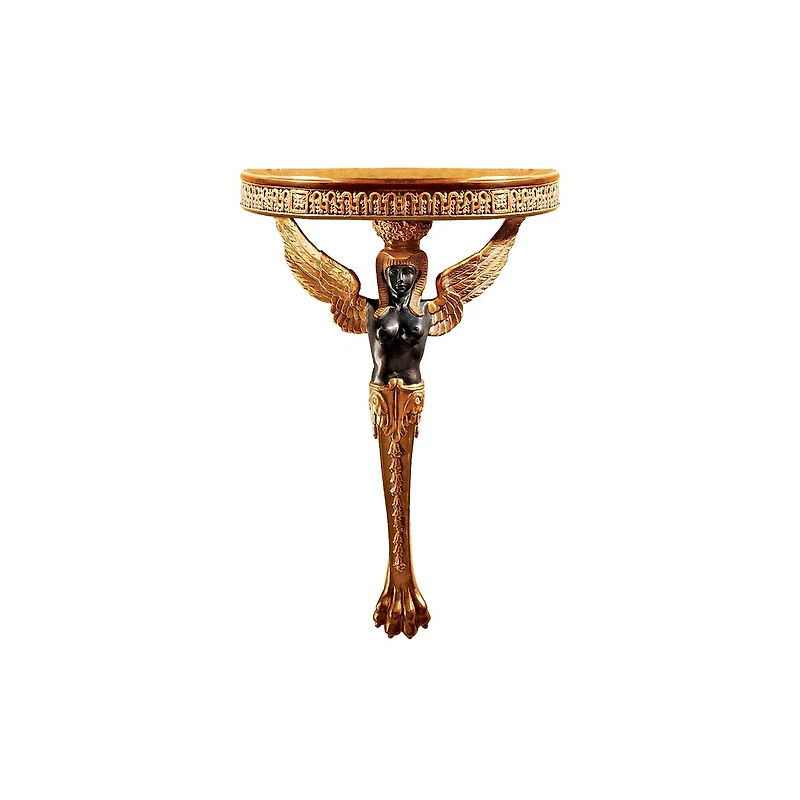 Design Toscano 13" Egyptian Winged Caryatid Wall Shelf