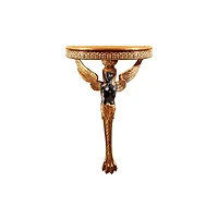 Design Toscano 13" Egyptian Winged Caryatid Wall Shelf