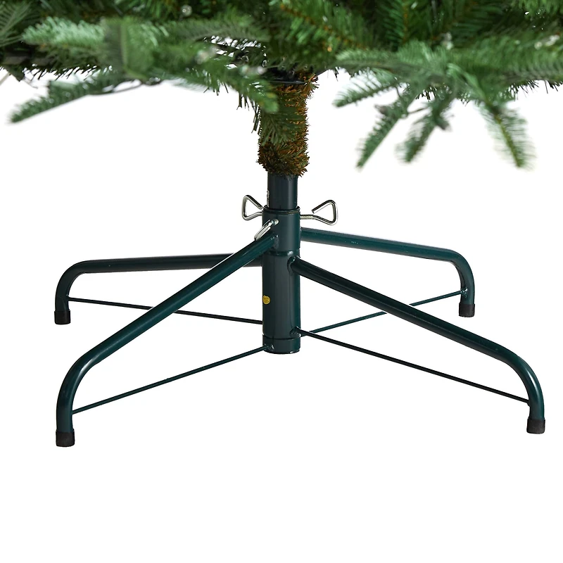 8ft. Pre-Lit Layered Washington Spruce Artificial Christmas Tree, Clear Lights