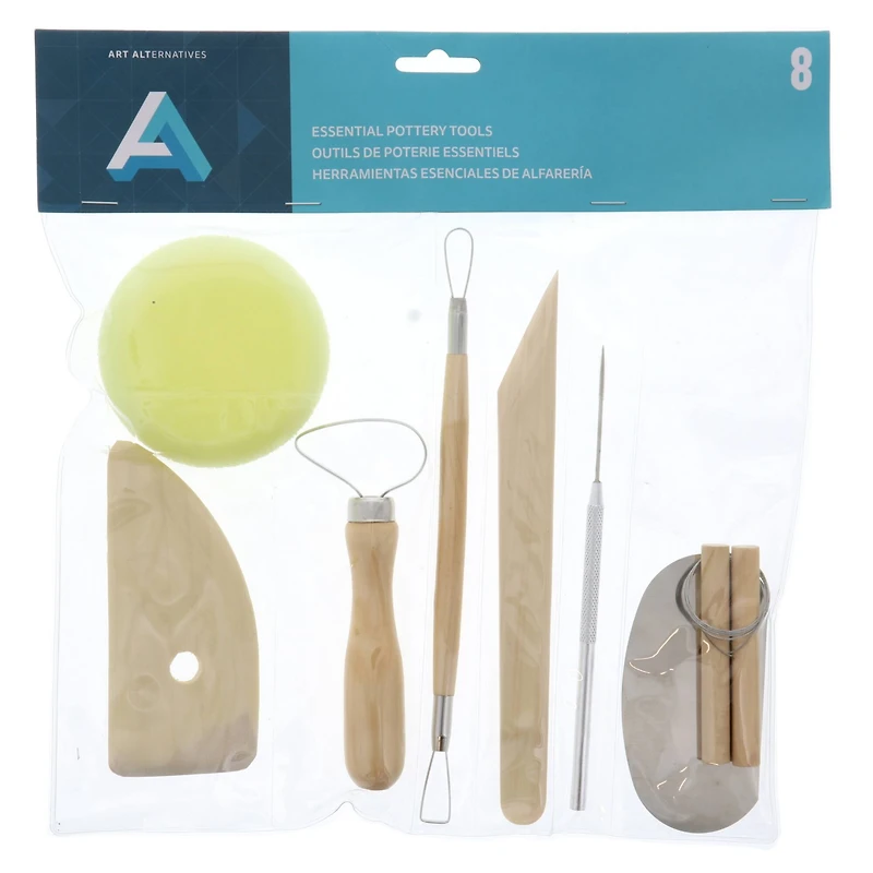 Art Alternatives 8 Piece Pottery Tool Kit