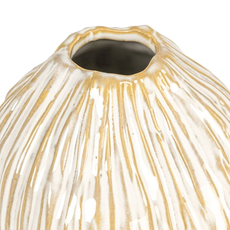 Hello Honey® Whispering White Pleated Vase Set