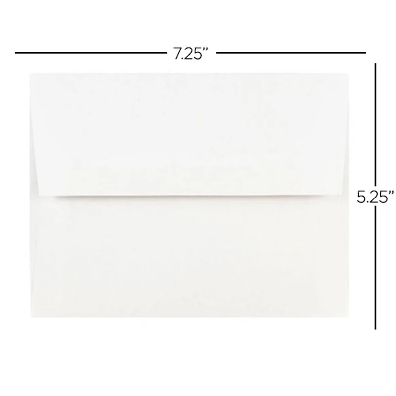 JAM Paper White A7 Invitation Envelopes