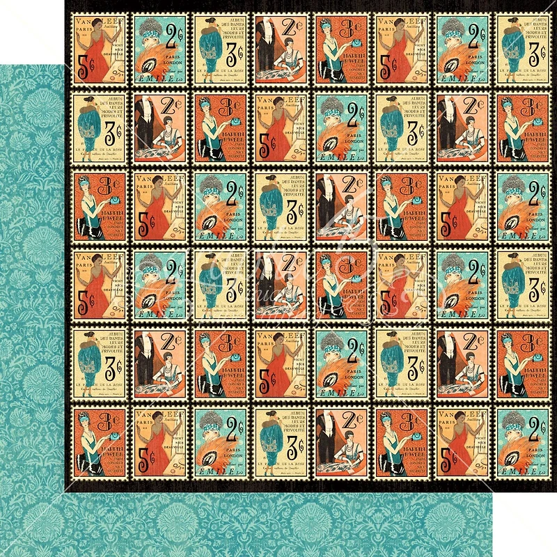 Graphic 45 Deluxe Collector's Edition Pack 12" x 12", Couture