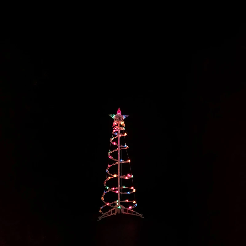 3ft., 4ft., & 6ft. Pre-Lit Spiral Artificial Christmas Tree Set