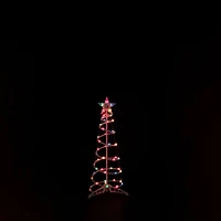 3ft., 4ft., & 6ft. Pre-Lit Spiral Artificial Christmas Tree Set